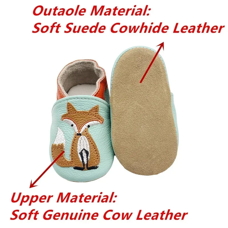Soft Cow Leather Moccasins