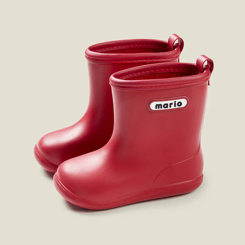 Cheerful Mario Wellies - Red