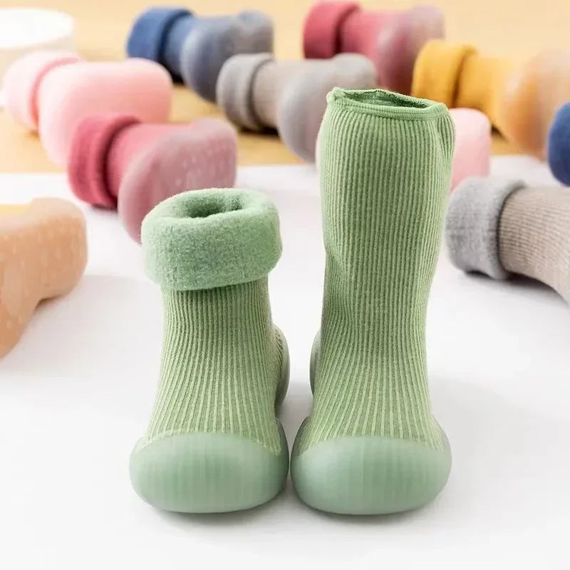 Fleece lined sock shoes