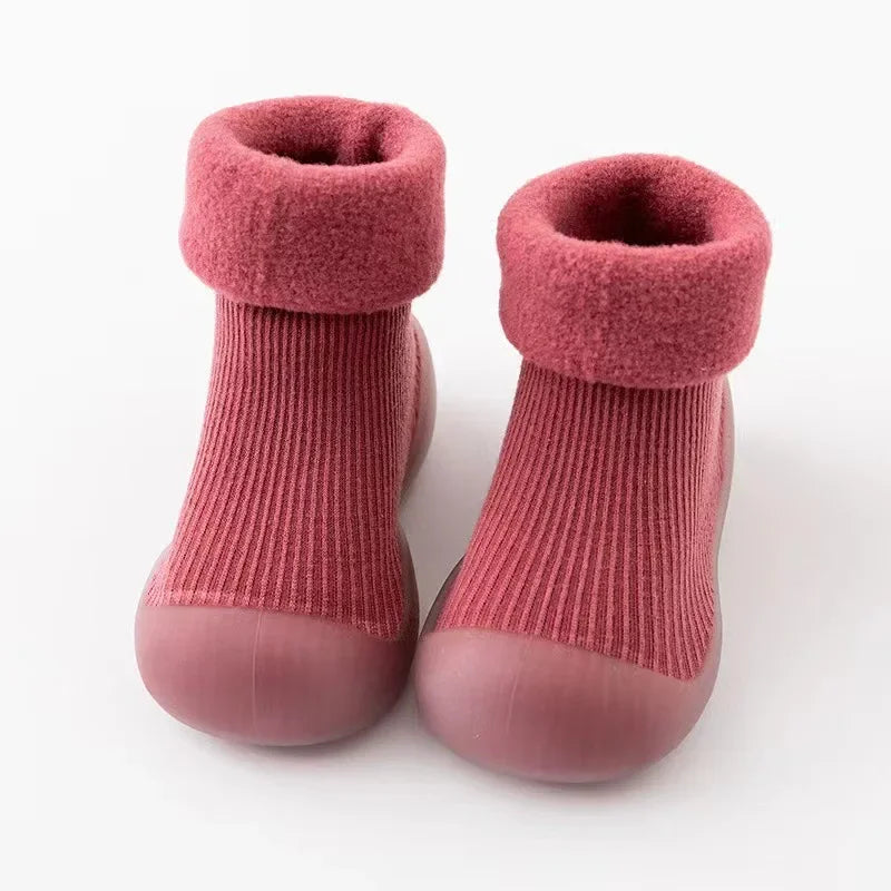 Fleece lined sock shoes