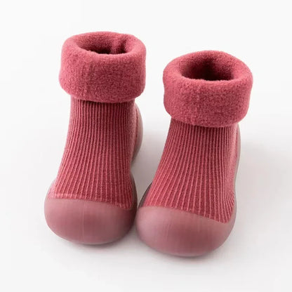 Fleece lined sock shoes