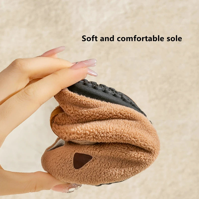 Barefoot Fleece Slippers - Pink