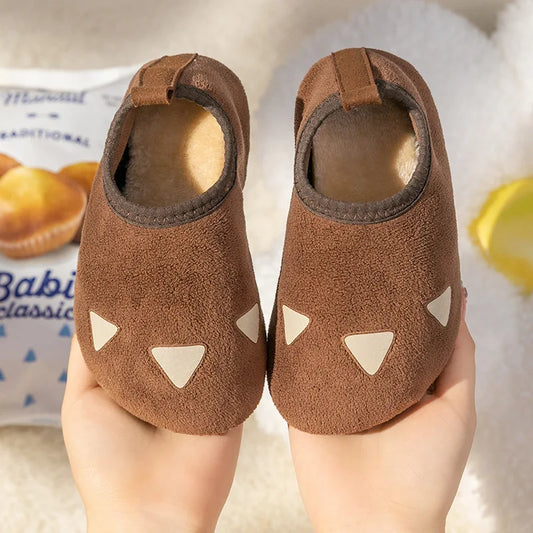 Barefoot Fleece Slippers - Brown